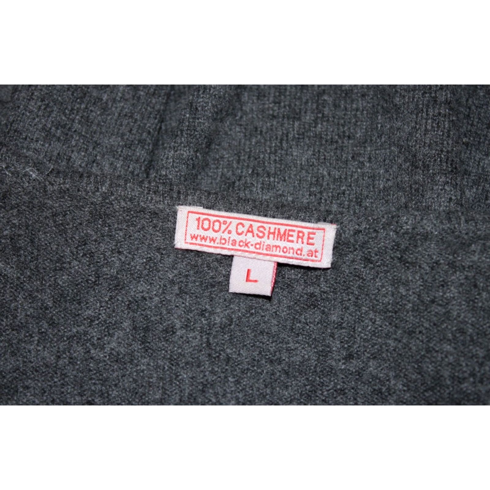 Vintage grey 100% cashmere cardigan wrap robe Size L womens Size L / US 10 / IT 46 - 4 Thumbnail