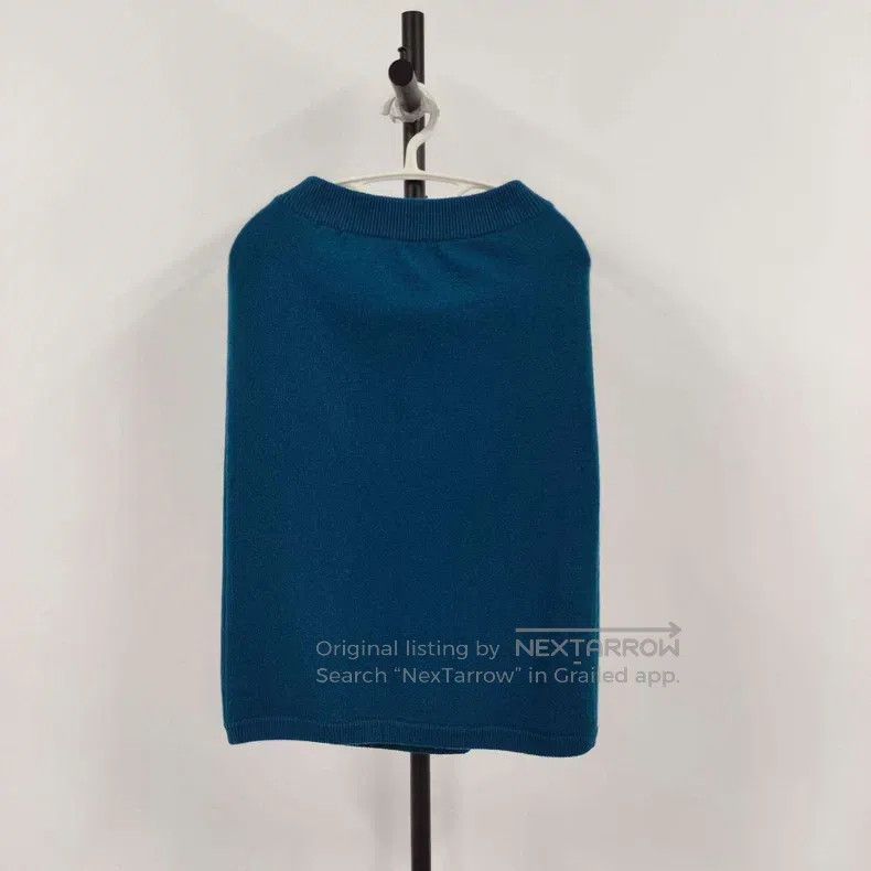 Hermes Hermes Wool Skirt, Blue Size 42" / US 20 - 2 Thumbnail