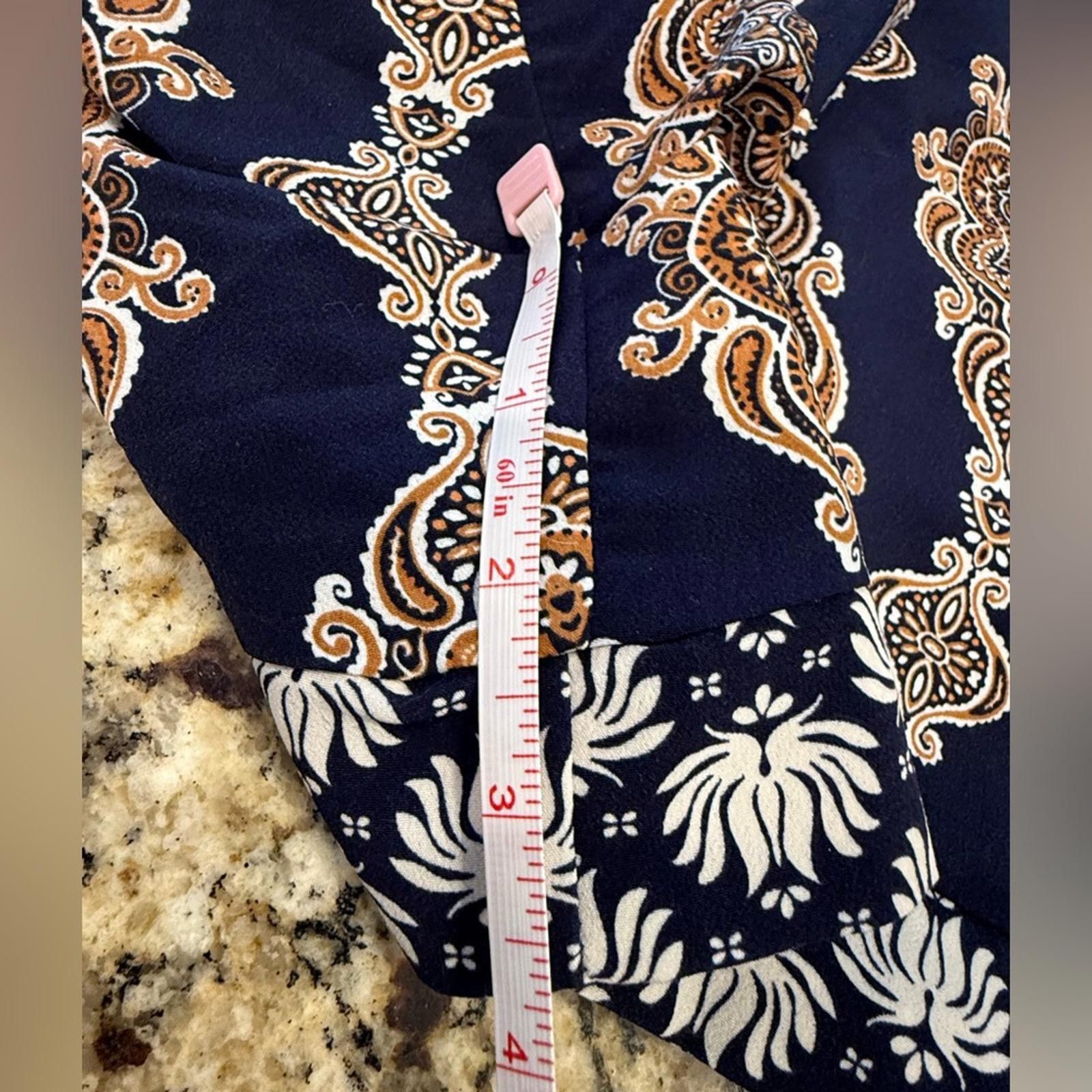 Other Conscious Ornate patchwork shorts unique front pockets SZ 10 Size 32" / US 10 / IT 46 - 7 Thumbnail