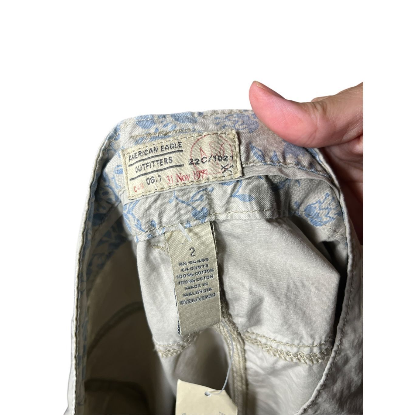 American Eagle Outfitters American Eagle Y2K Beach Cargo Tan Skirt Size 2 NWT Size 26" / US 2 / IT 38 - 7 Thumbnail