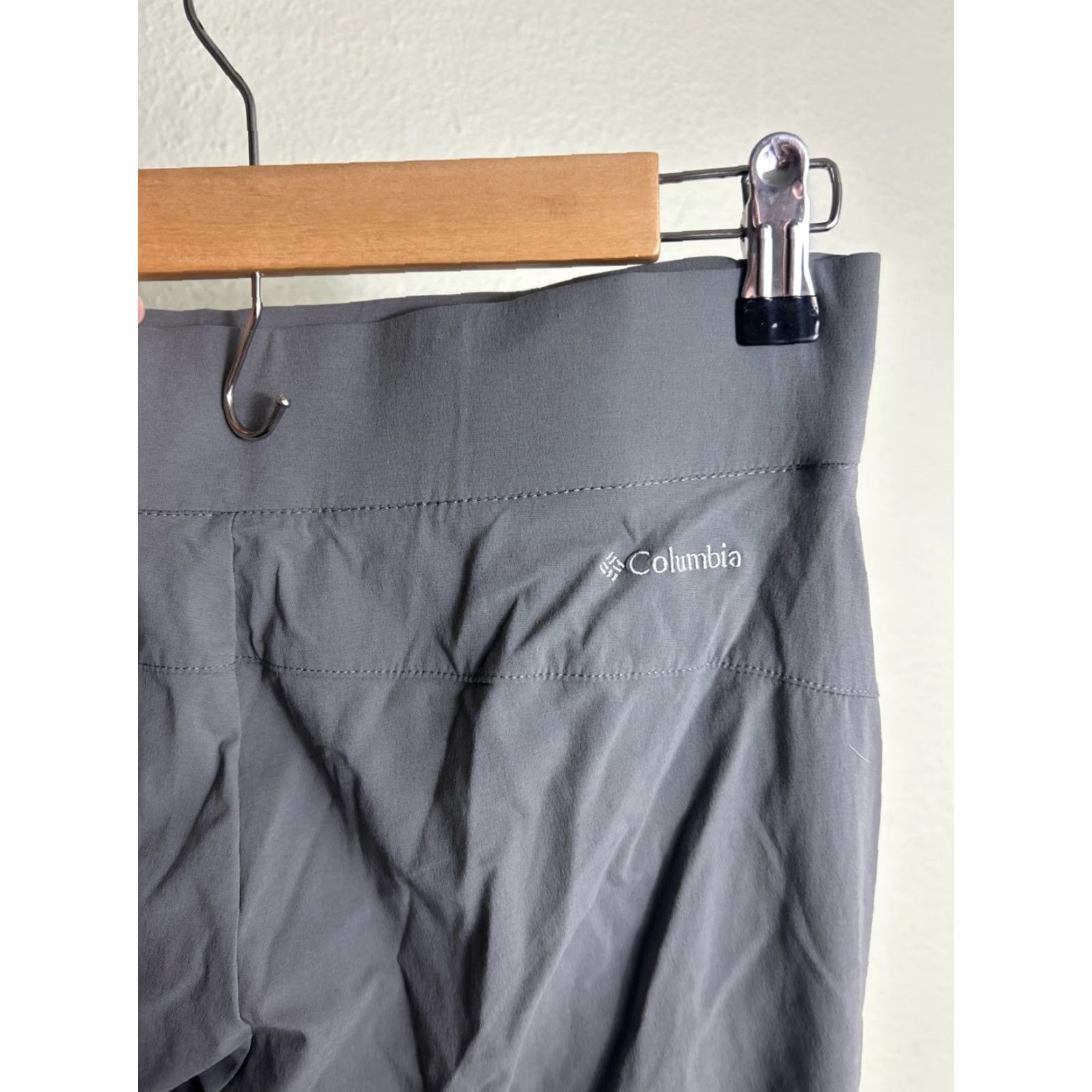 Vintage Columbia Women’s Small Gray Pull on Pants Nylon Spandex Gray 30x32 Size 28" / US 6 / IT 42 - 6 Thumbnail
