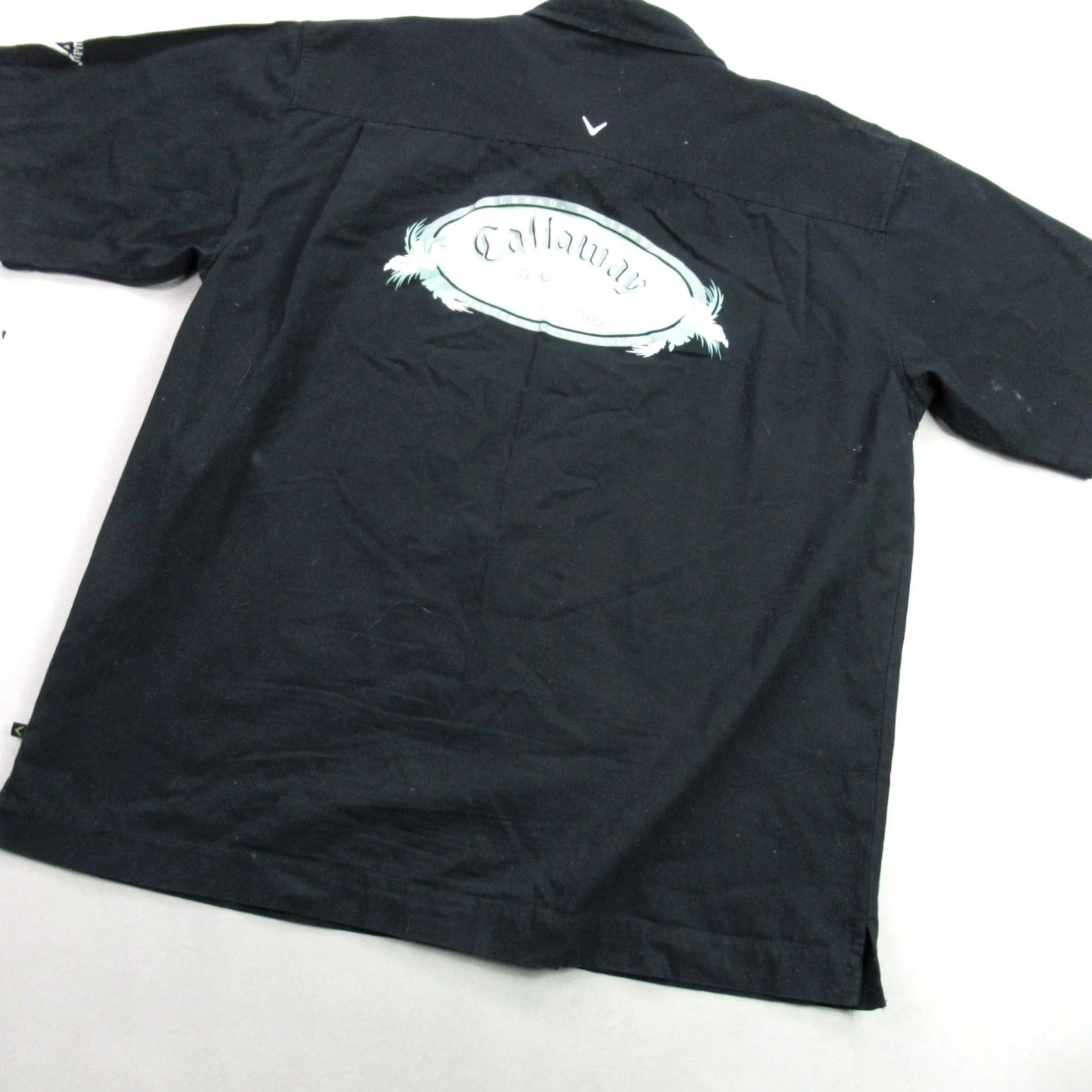 Callaway Callaway Shirt XL Black Casual Lightweight Short Sleeve Button Front Mens Size US XL / EU 56 / 4 - 6 Thumbnail