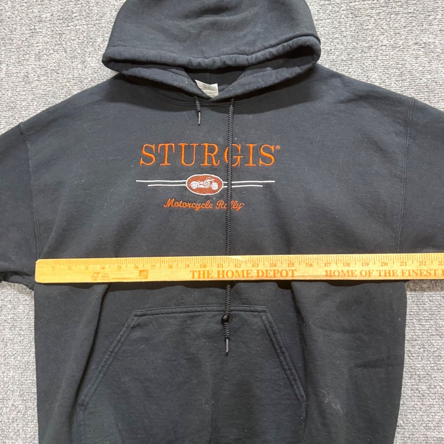 Vintage VTG Sturgis Motorcycle Rally Hoodie Pullover Sweatshirt M Black Mens Grunge Biker Fade Size US M / EU 48-50 / 2 - 4 Thumbnail