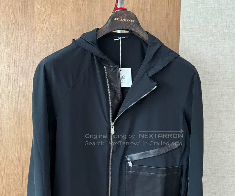 Hermes Hermes Men's Tech Fabric Hooded Jacket Size US M / EU 48-50 / 2 - 2 Thumbnail