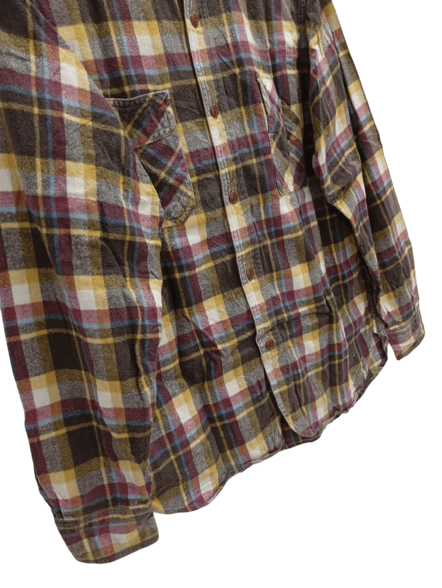 Cushman × Japanese Brand × Vintage 🔥🔥Cushman Plaid Flannel Shirt Size US M / EU 48-50 / 2 - 5 Thumbnail