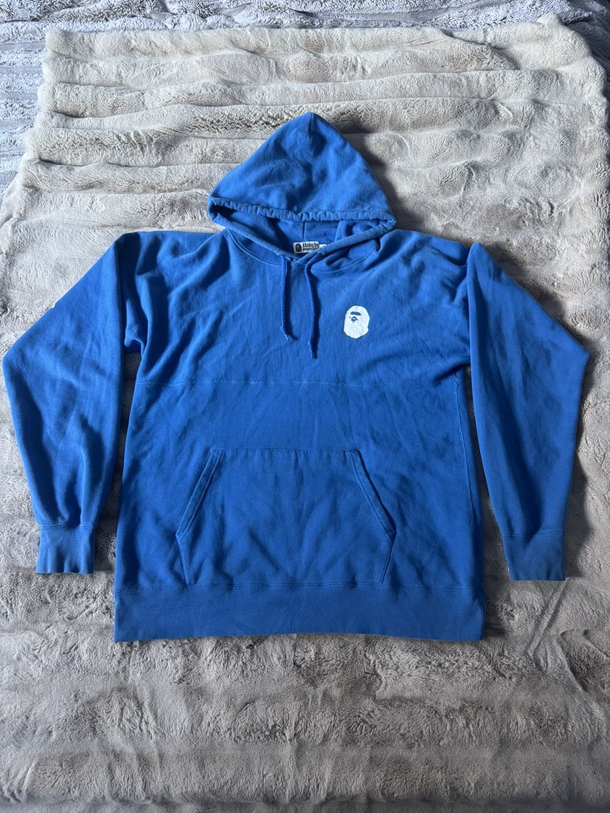 Bape BAPE Pastel Color Big Logo Wide Pullover Hoodie Size US XXL / EU 58 / 5 - 2 Thumbnail