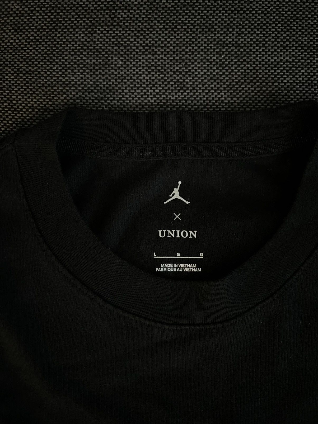Jordan Brand × Union LA Air Jordan x Union Long-Sleeve T shirt ’Black’ Size US L / EU 52-54 / 3 - 4 Thumbnail
