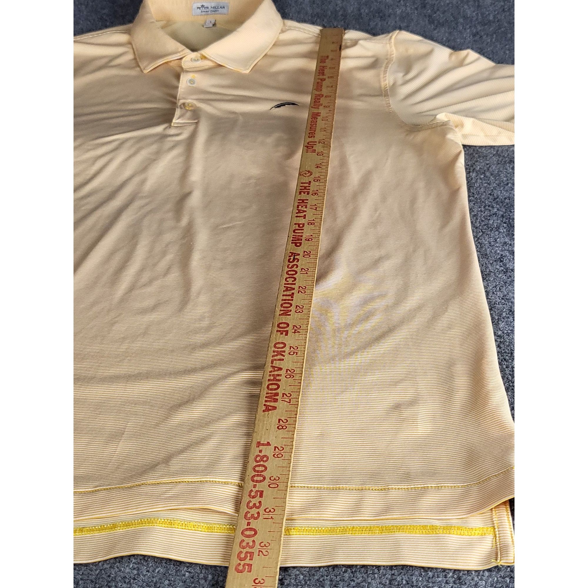Peter Millar Peter Millar Summer Comfort Cara Cara Polo Men Sz L Striped Size US L / EU 52-54 / 3 - 3 Thumbnail