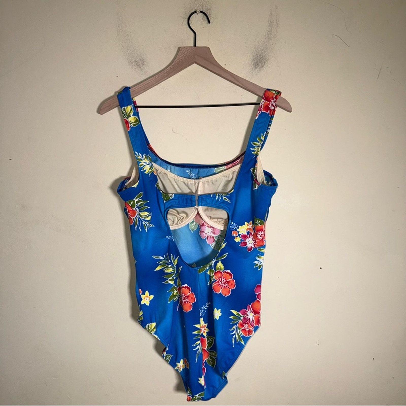 Lands' End LANDS END tropical plus size one piece swimsuit 16 long Size XXL / US 16-18 / IT 52-54 - 2 Thumbnail