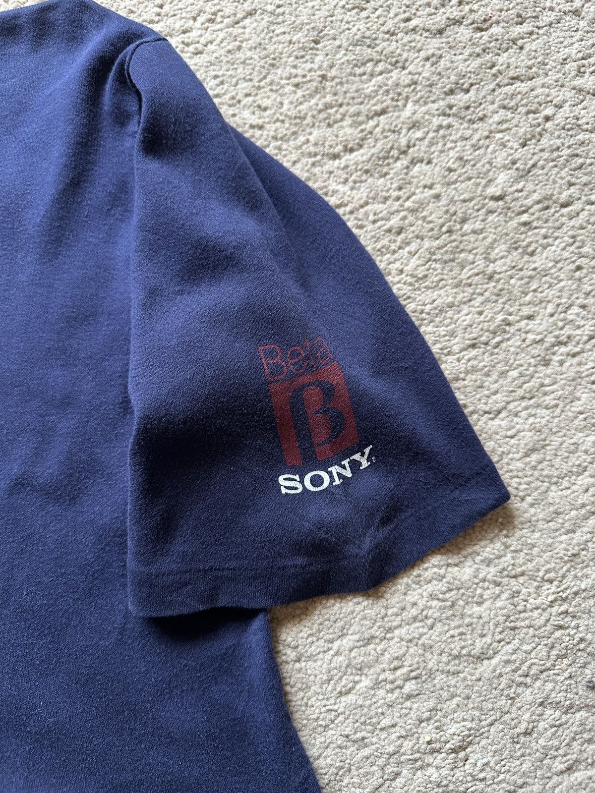 Vintage 1990s Vintage Sony Slogan Promo Tshirt Size US M / EU 48-50 / 2 - 3 Thumbnail
