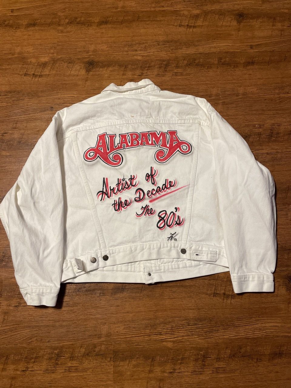 Levi's Vintage Levi’s White Denim Trucker Jacket Size US L / EU 52-54 / 3 - 5 Thumbnail