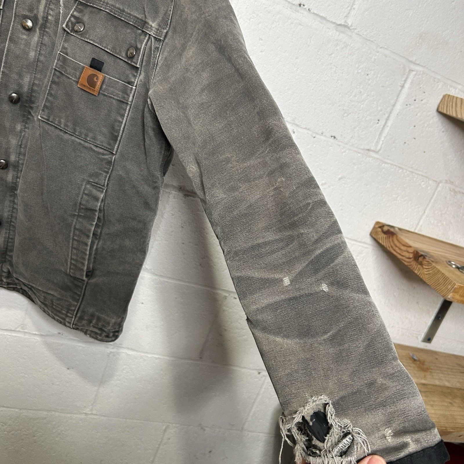 Carhartt Carhartt Sherpa-Lined Bartlett Hooded Jacket “Gravel Grey” Size US S / EU 44-46 / 1 - 9 Thumbnail