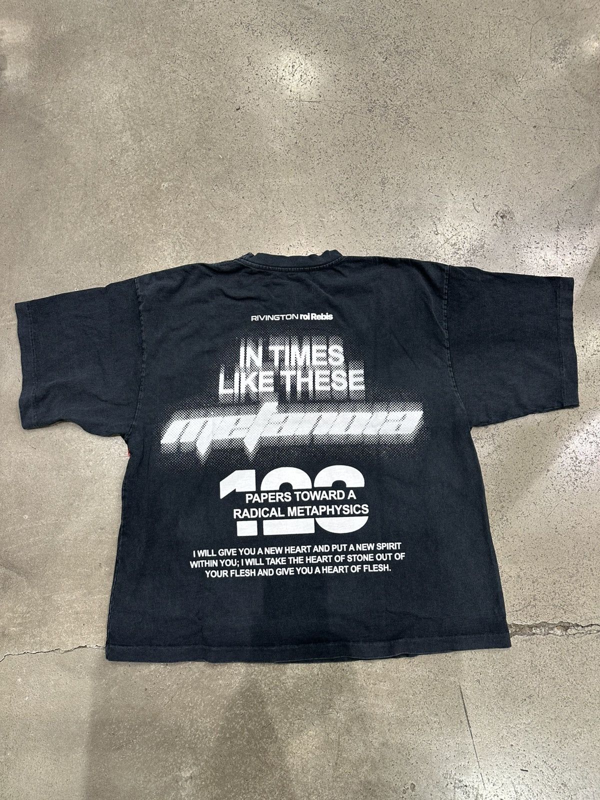 RRR-123 RIVINGTON ROI REBIS - In Times Like These CVA Tee Black/Grey Size US L / EU 52-54 / 3 - 2 Thumbnail