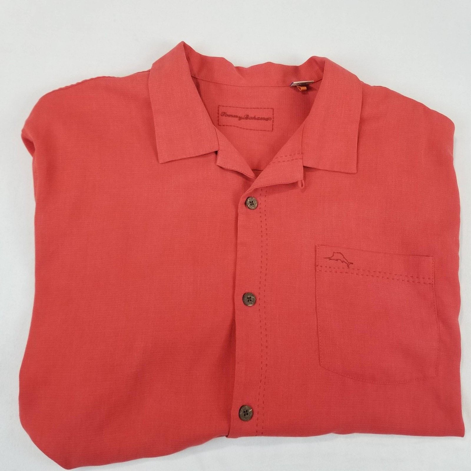 Tommy Bahama Tommy Bahama Shirt XL Royal Bermuda IslandZone Camp Loop Size US XL / EU 56 / 4 - 2 Thumbnail