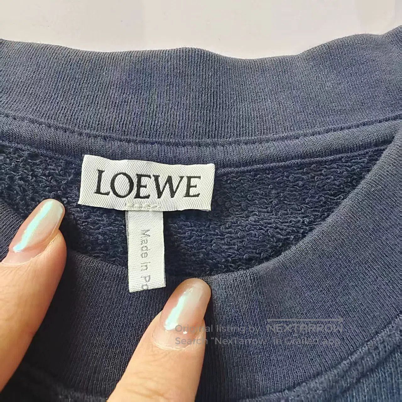 Loewe loewe blue logo sweatshirt with colorful design. Size US S / EU 44-46 / 1 - 3 Thumbnail