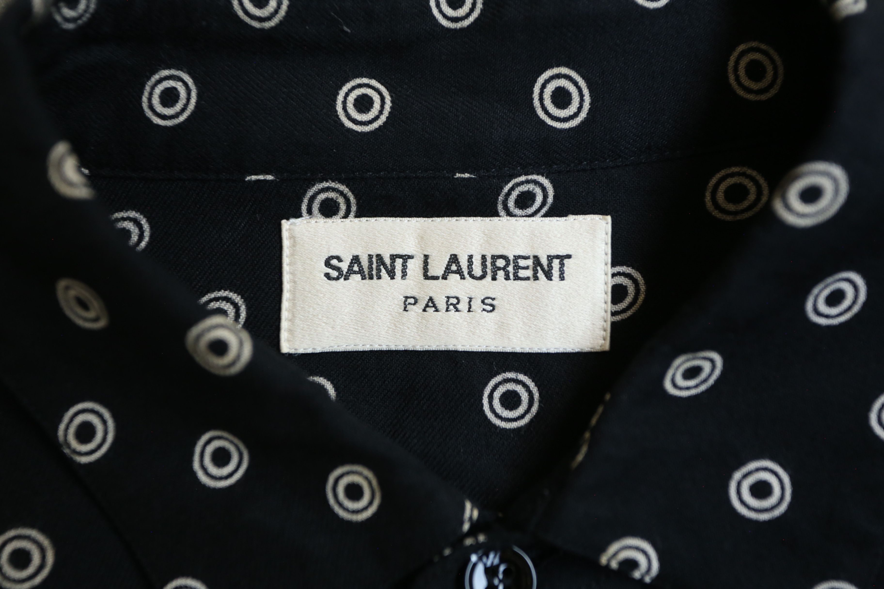 Saint Laurent Paris SLP - Hedi Slimane - F/W 15 - Polka Dot Shirt Size US M / EU 48-50 / 2 - 6 Thumbnail