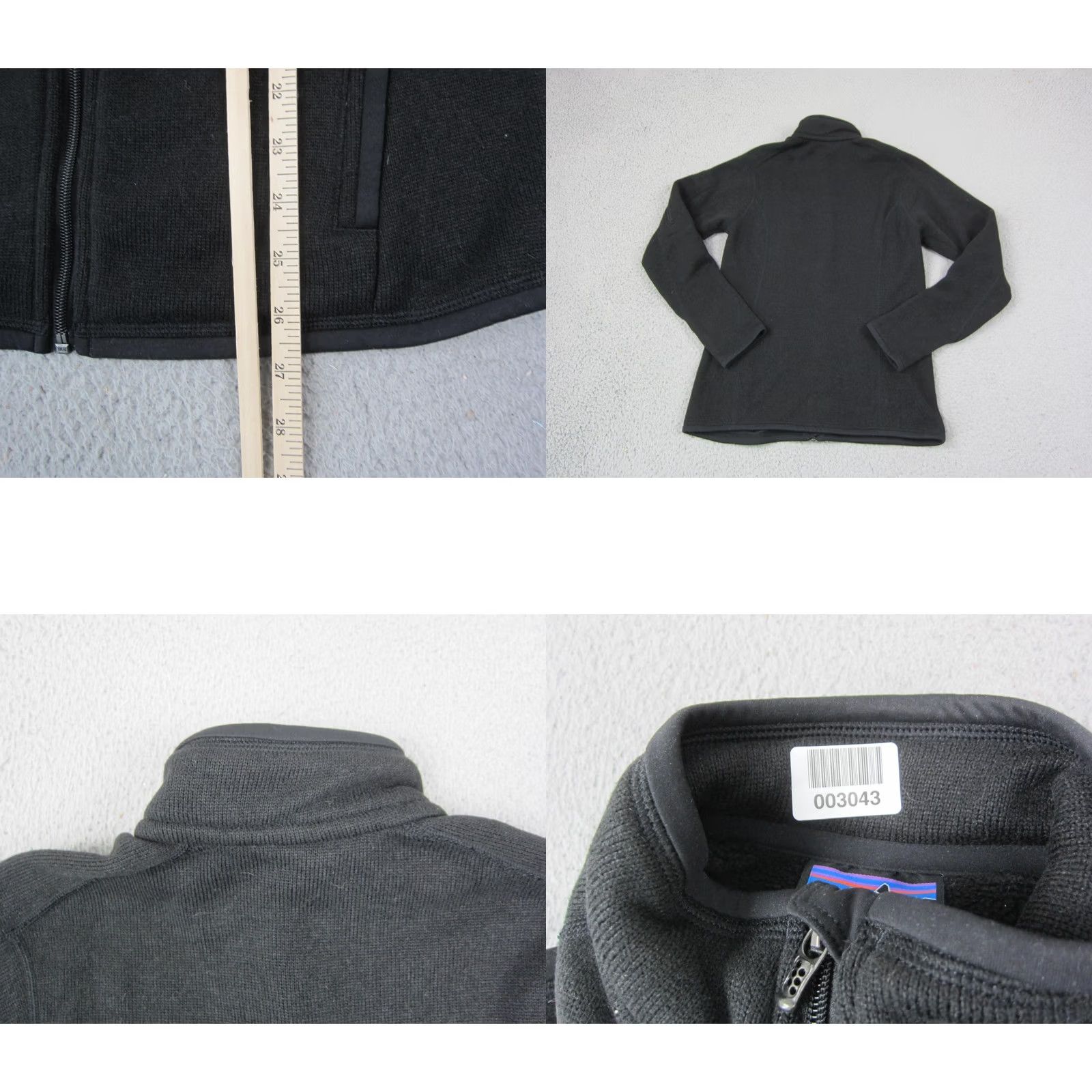 Patagonia Patagonia Better Sweater Women Small Black Fleece Full Zip Outdoor Hiking Womens Sweatshirt Jacket Size S / US 4 / IT 40 - 8 Thumbnail