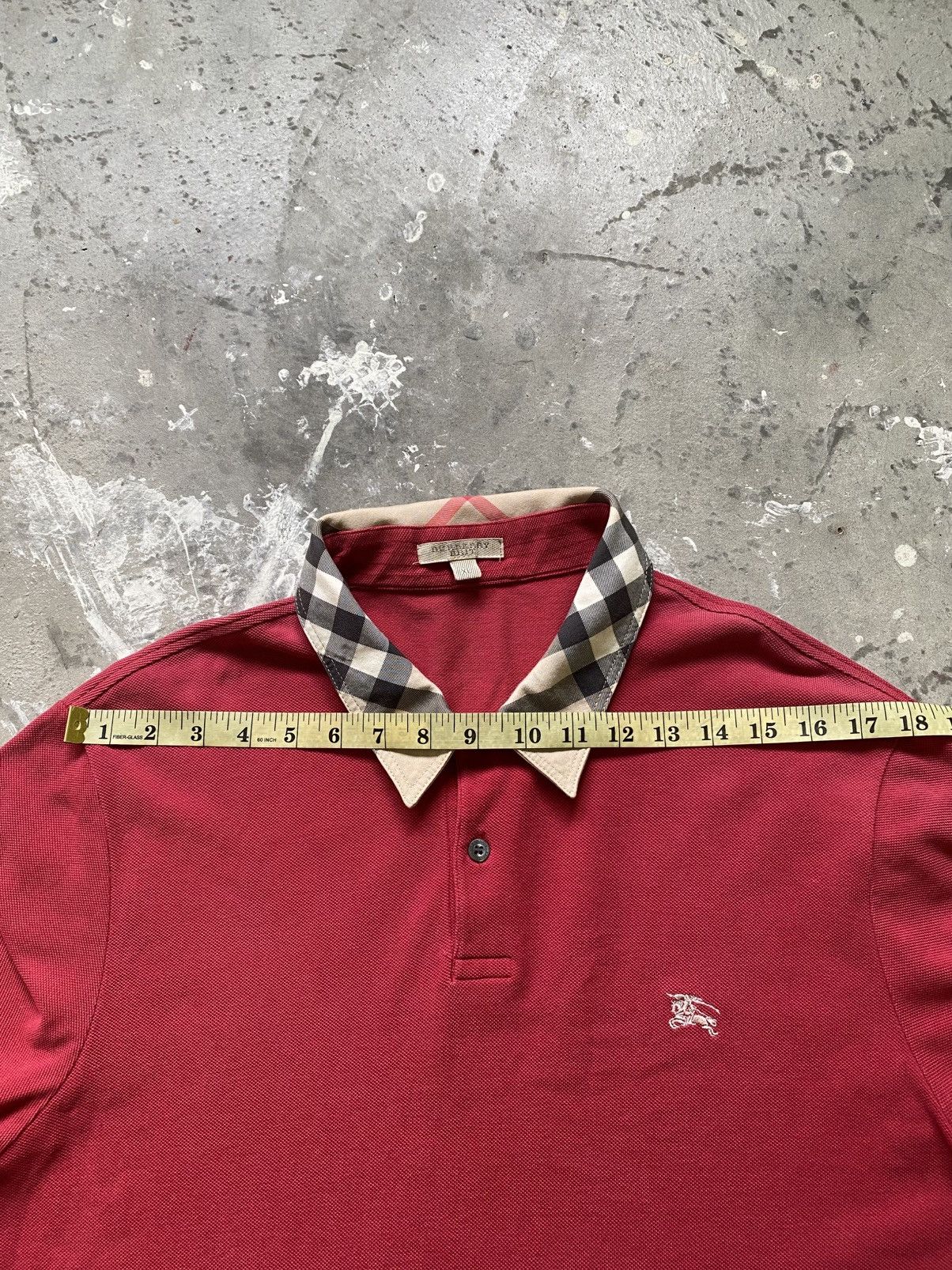 Burberry Burberry Brit Nova Check Polo Shirt Size US XL / EU 56 / 4 - 13 Thumbnail