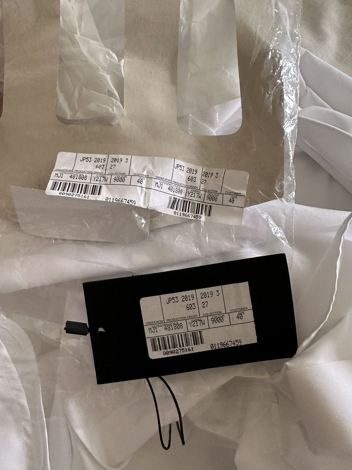 Saint Laurent Paris FW19 Saint Laurent fixed collar white shirt 40 Size 40R - 21 Thumbnail
