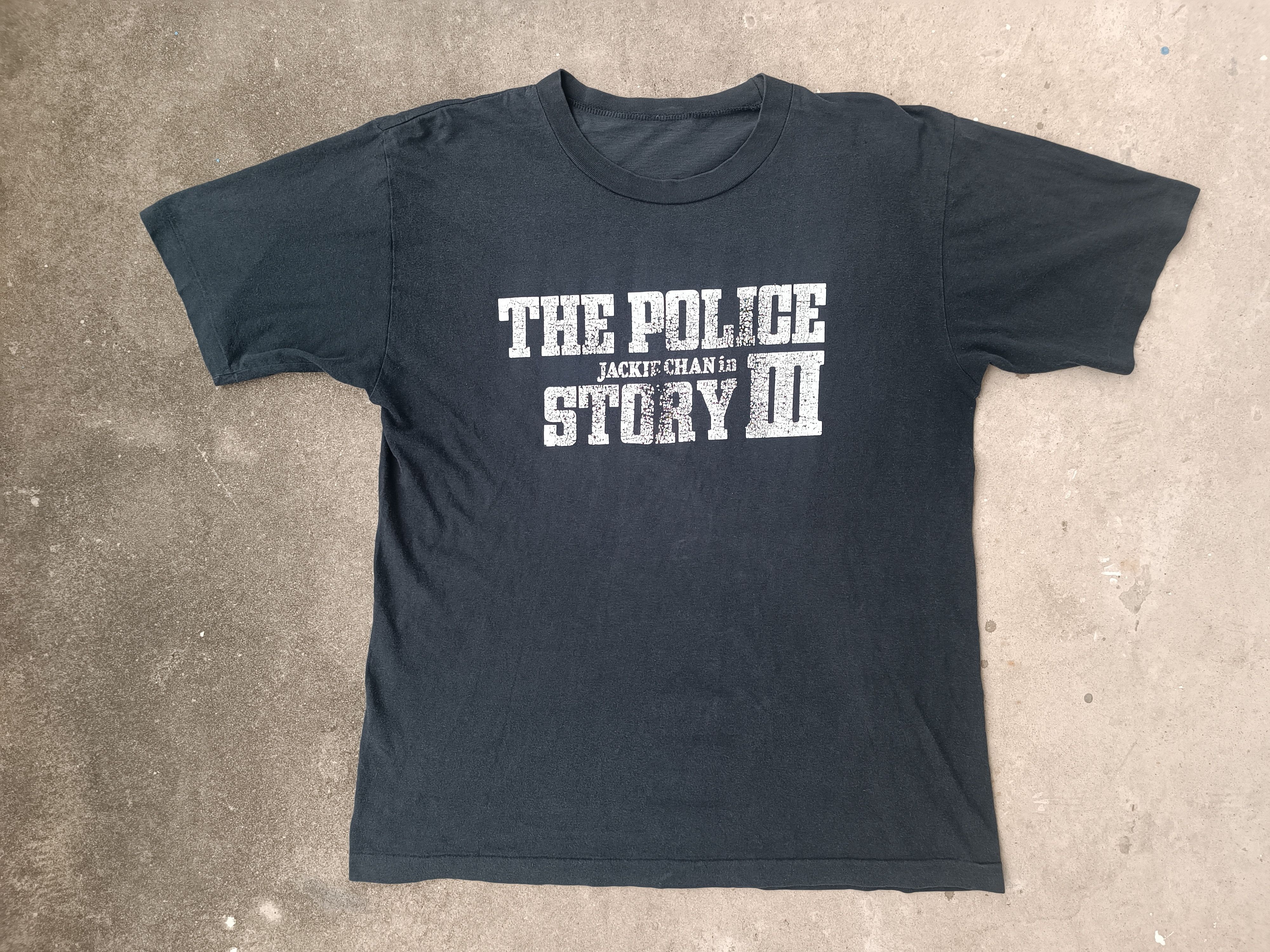 vintage 90s t shirt jackie chan in the police story 3