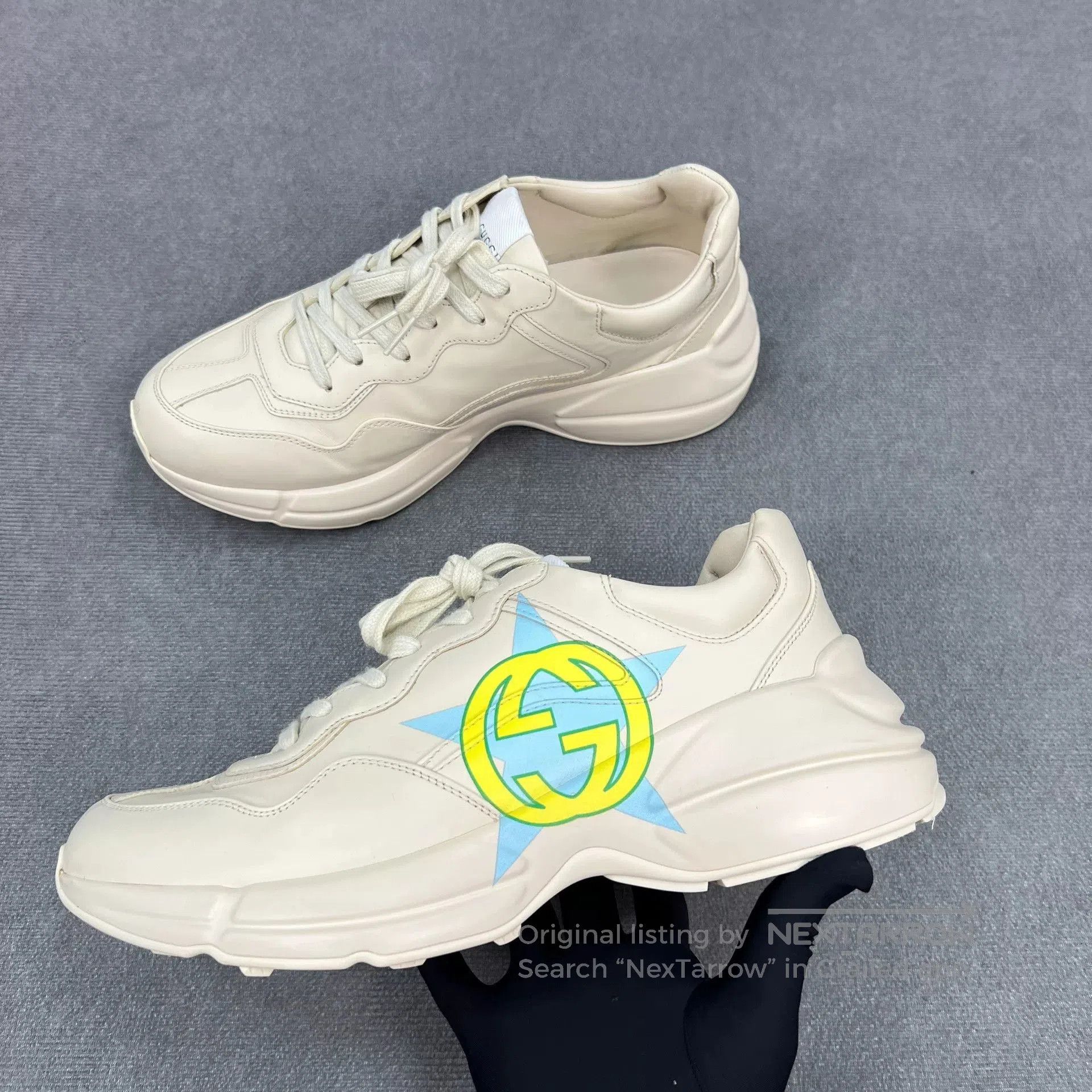 Gucci Gucci Double G Star Print Logo Dad Shoes. Size US 10.5 / EU 43-44 - 2 Thumbnail