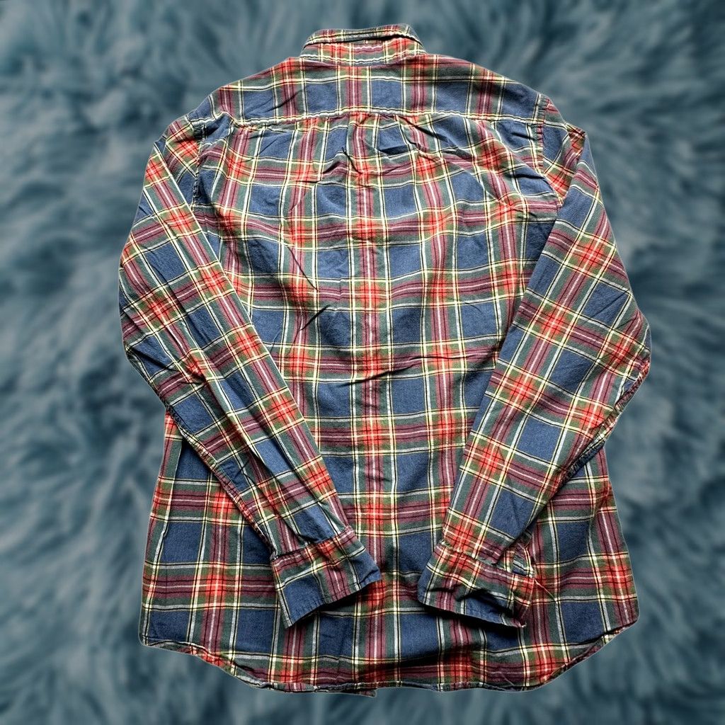 J.Crew J.CREW Shirt Mens Medium Long Sleeve Plaid Button-Down Pocket Cotton Secret Wash Stretch Red Blue Size US M / EU 48-50 / 2 - 1 Thumbnail