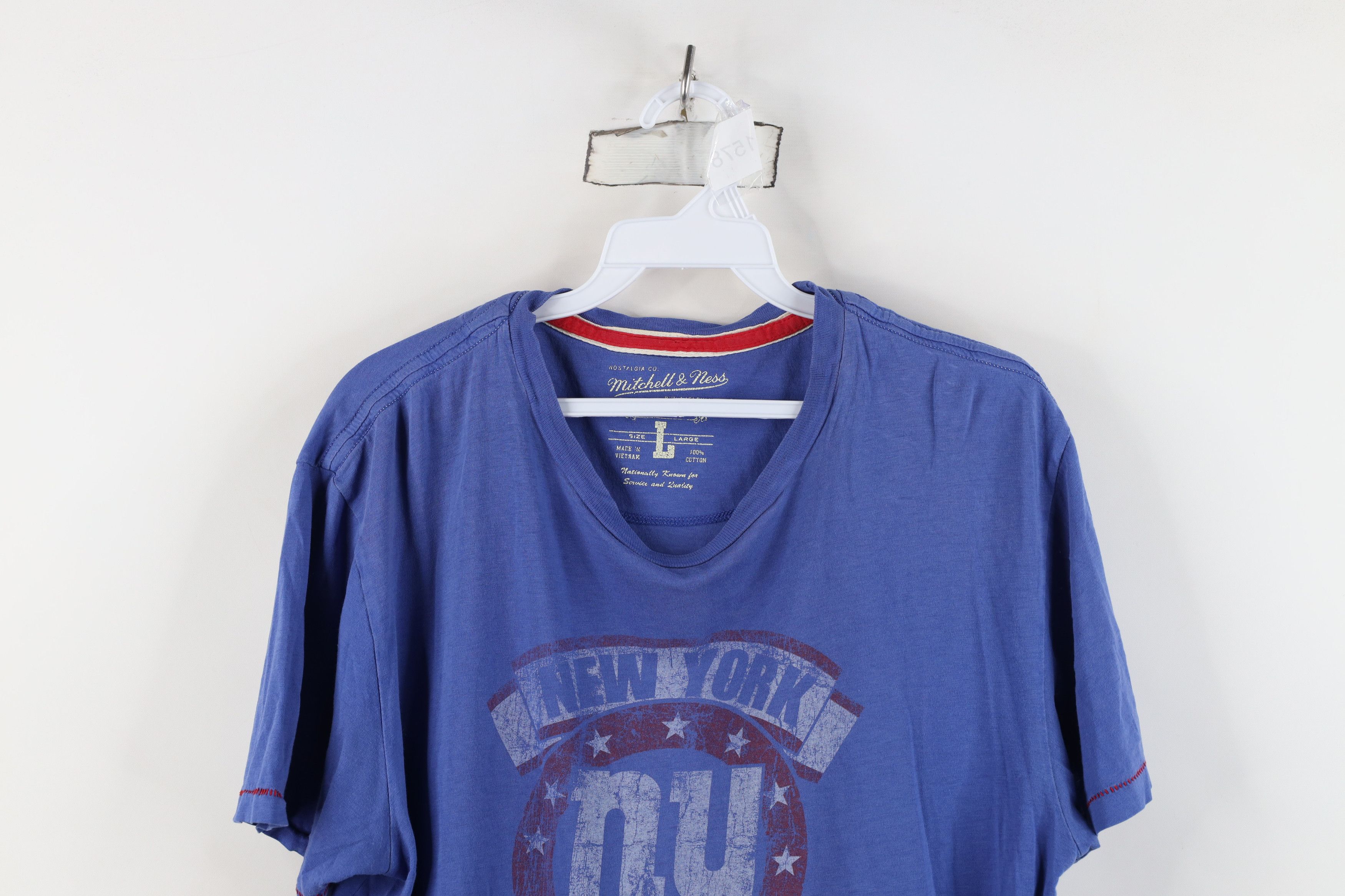 Mitchell & Ness Retro Mitchell & Ness New York Giants Football T-Shirt Size L / US 10 / IT 46 - 2 Thumbnail