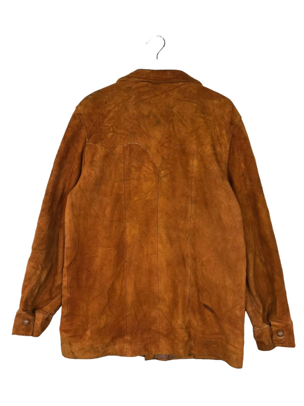 Japanese Brand 💥 1950s VINTAGE SUEDE LEATHER WESTERN JACKET Size US M / EU 48-50 / 2 - 8 Thumbnail