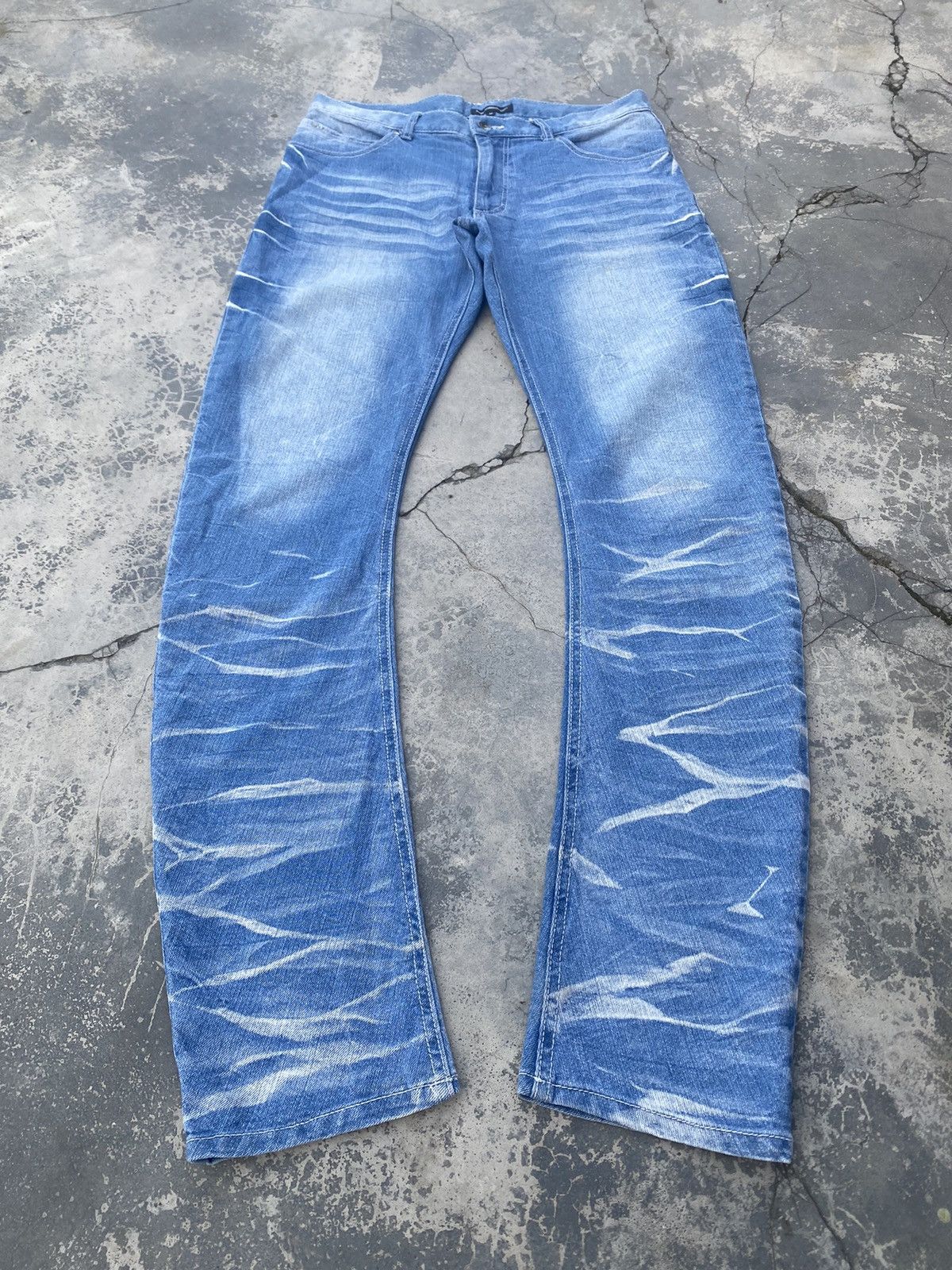 semanticdesign SEMANTIC DESIGN Stacked Curve Jeans Size US 31 - 3 Thumbnail