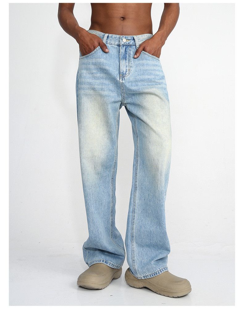 distressed y2k cleanfit baggy jeans