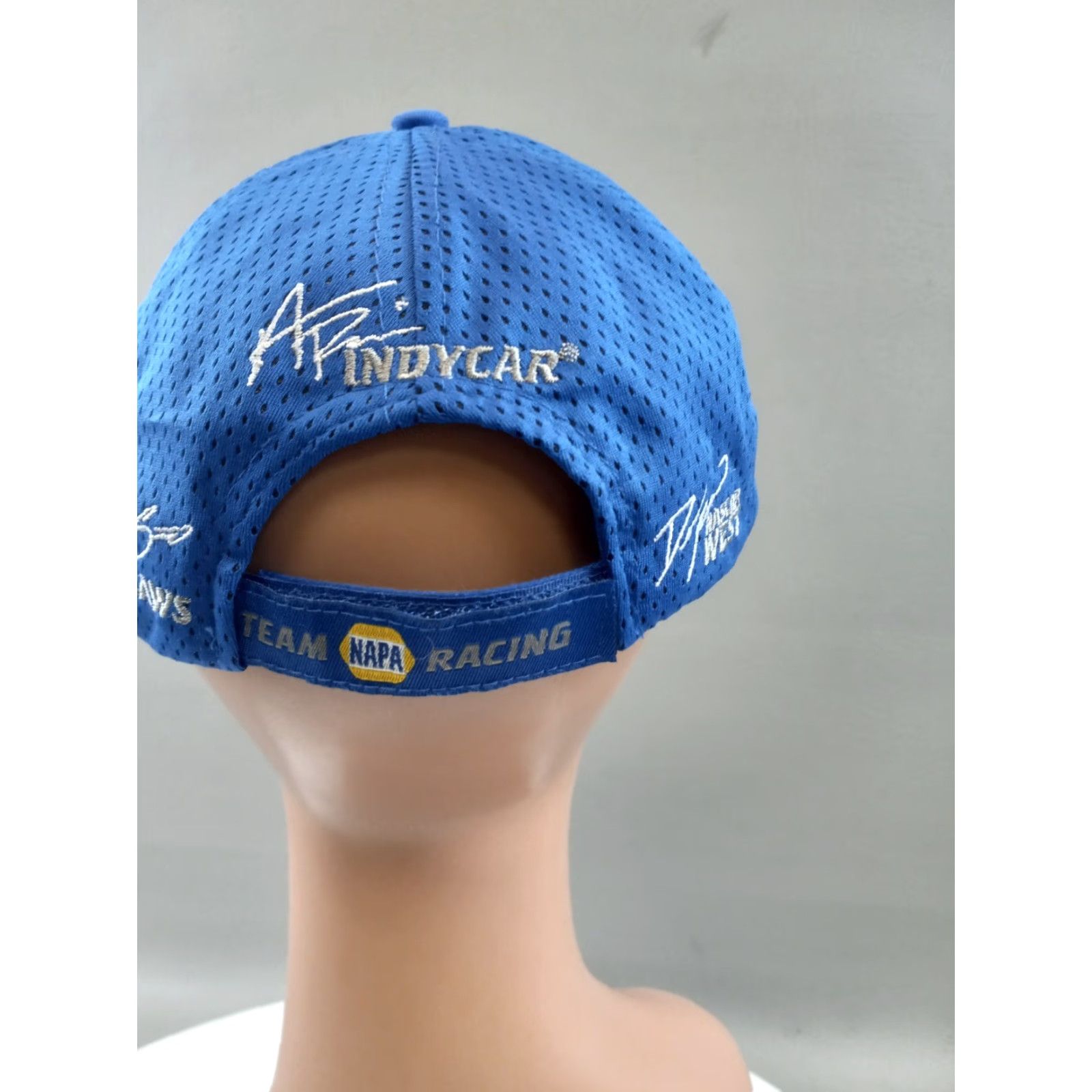 Vintage NAPA Racing Baseball Cap Men's Blue Hook & Loop Adjustable Strap Ball Hat Size ONE SIZE - 4 Thumbnail
