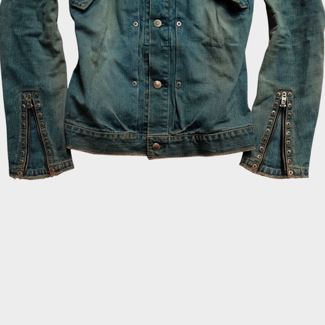 Isamu Katayama Backlash Francist Mor.K.S. bikers denim jacket Size US M / EU 48-50 / 2 - 4 Thumbnail