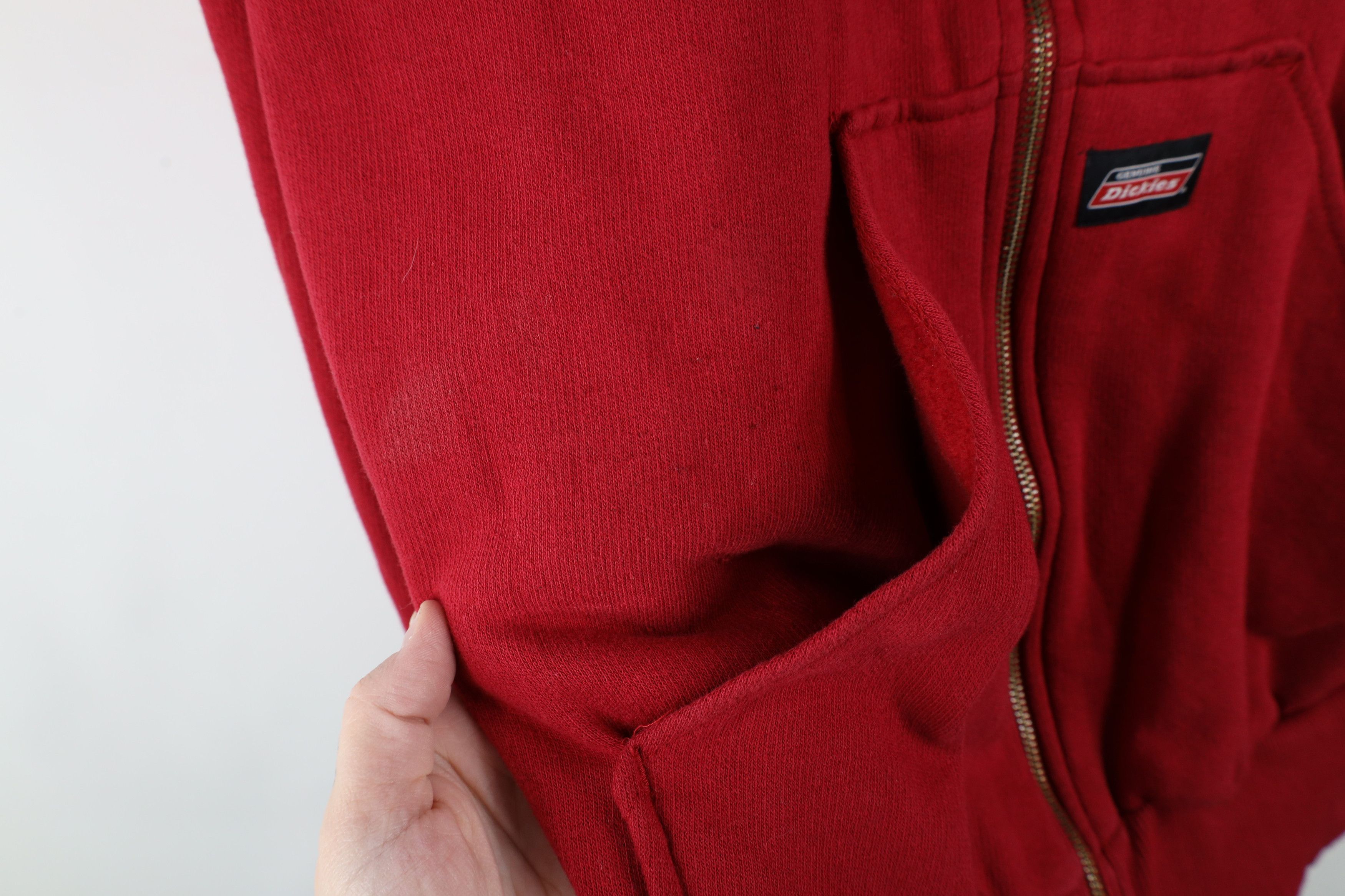 Dickies × Vintage Vintage Dickies Thermal Waffle Knit Lined Full Zip Hoodie Size US L / EU 52-54 / 3 - 8 Thumbnail
