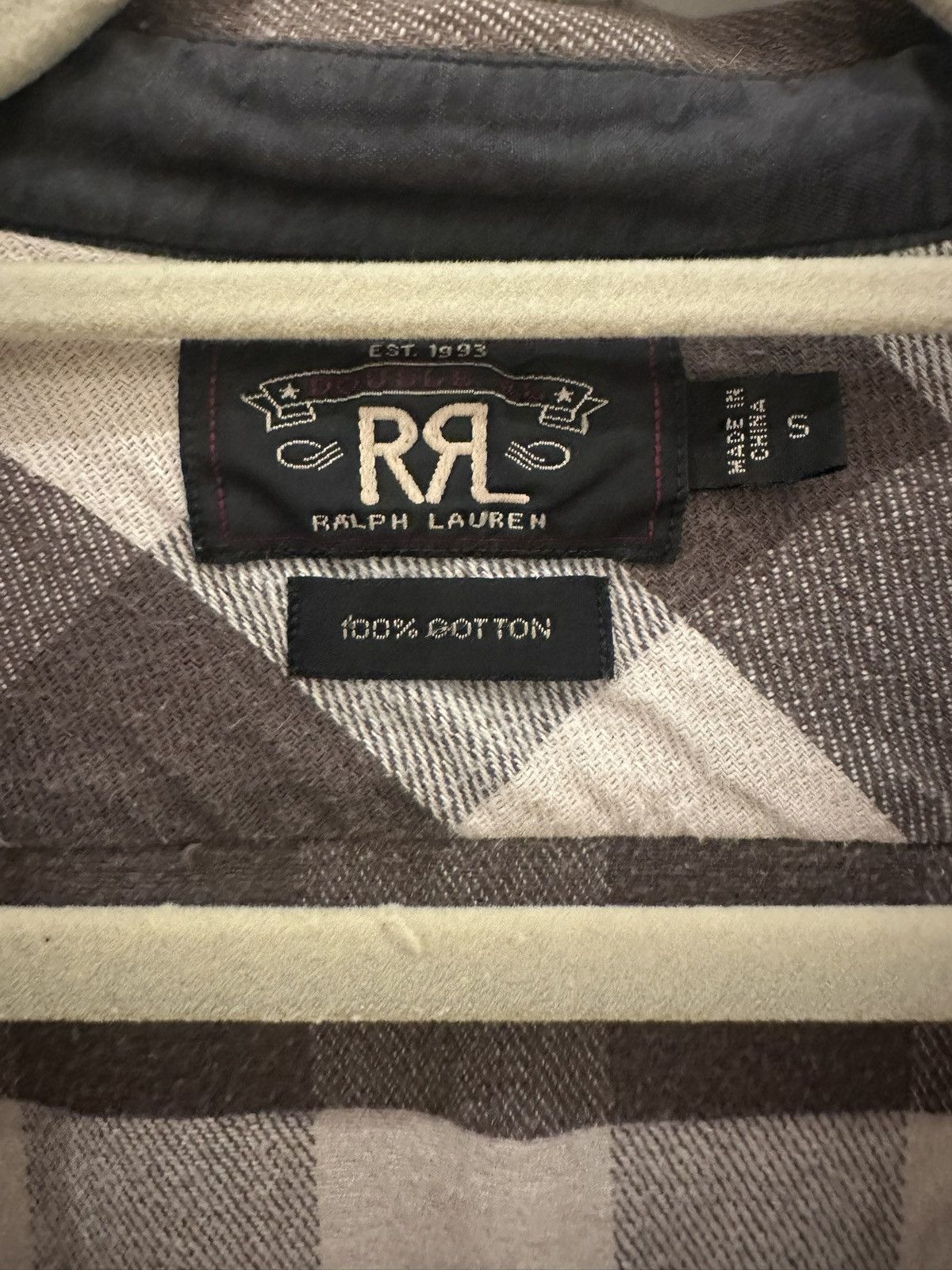 RRL Ralph Lauren Buffalo Check Twill Workshirt – Size S Size US S / EU 44-46 / 1 - 2 Thumbnail