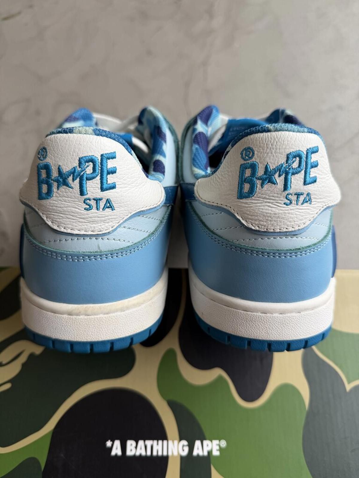 Bape Bape Sk8sta Low Blue Sz. 12 Size US 12 / EU 45 - 4 Thumbnail