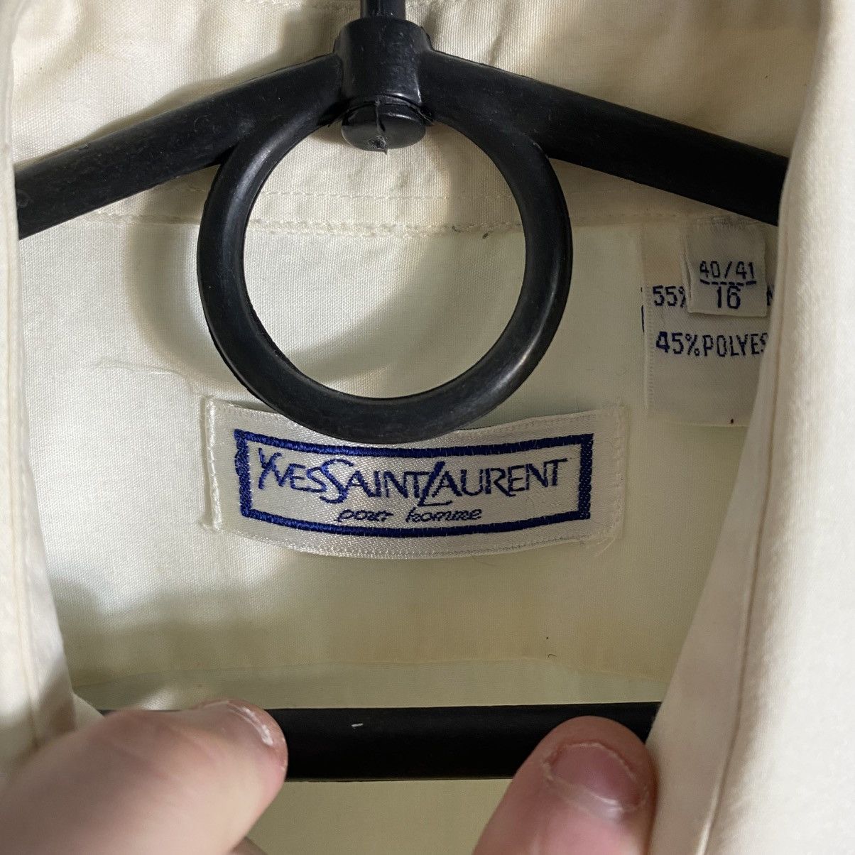 Yves Saint Laurent Vintage Yves Saint Laurent Shirt 90's Classic Size US M / EU 48-50 / 2 - 5 Thumbnail