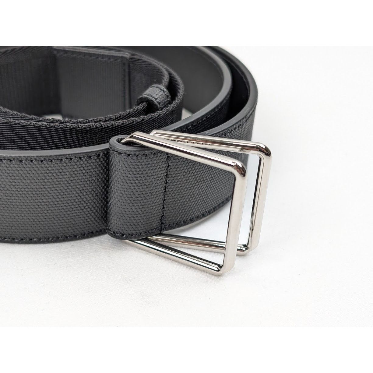 Givenchy o1rshd1 Size: 95 / Double Ring Belt in Black Size 36 - 5 Thumbnail