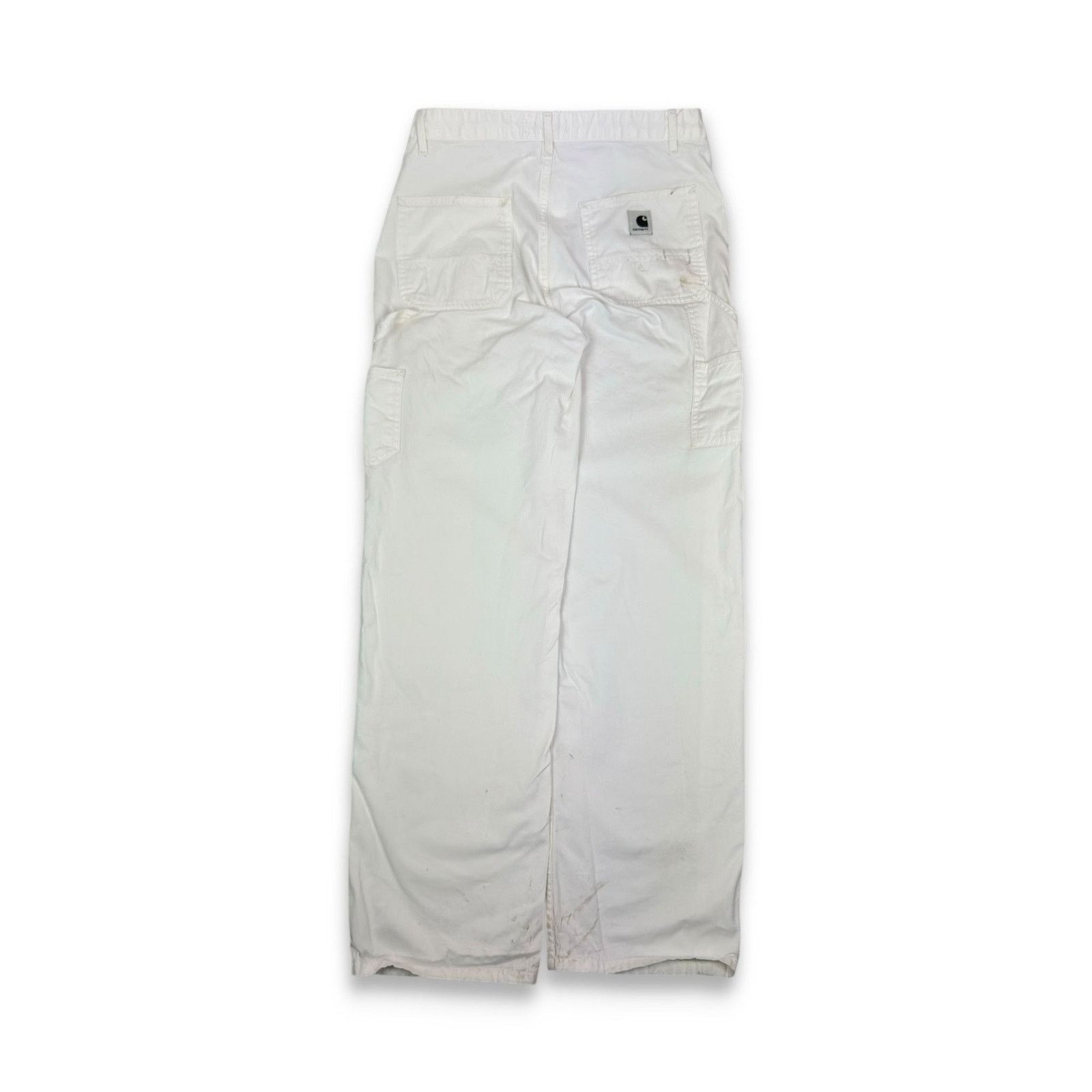 Carhartt Carhartt WIP Womens White Cotton Straight Leg Pierce Pant 28 Size 28" / US 6 / IT 42 - 1 Thumbnail