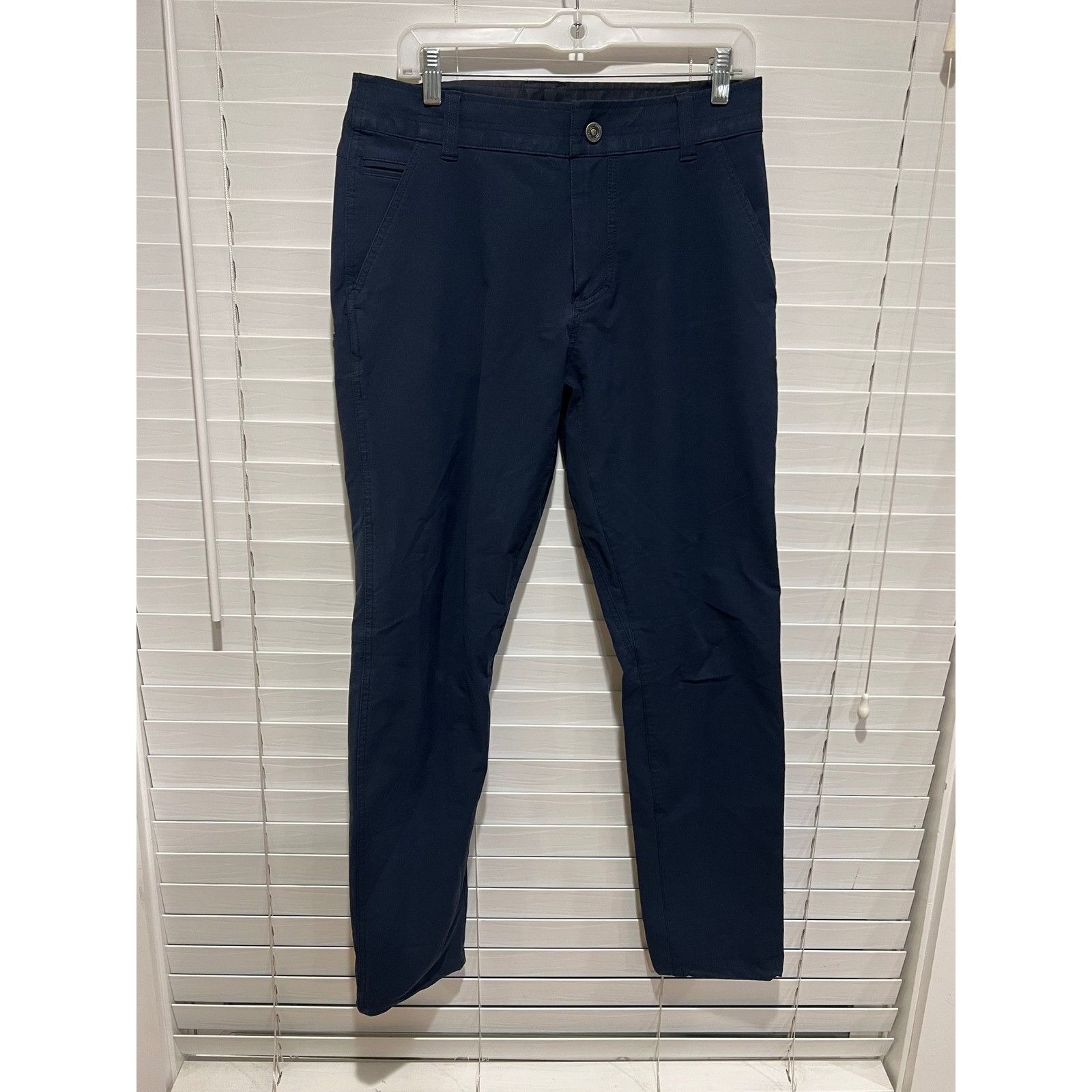 Kuhl Kuhl Resistor Chino Pants Mens 31x32 Navy Blue Casual Work T Size US 31 - 3 Thumbnail
