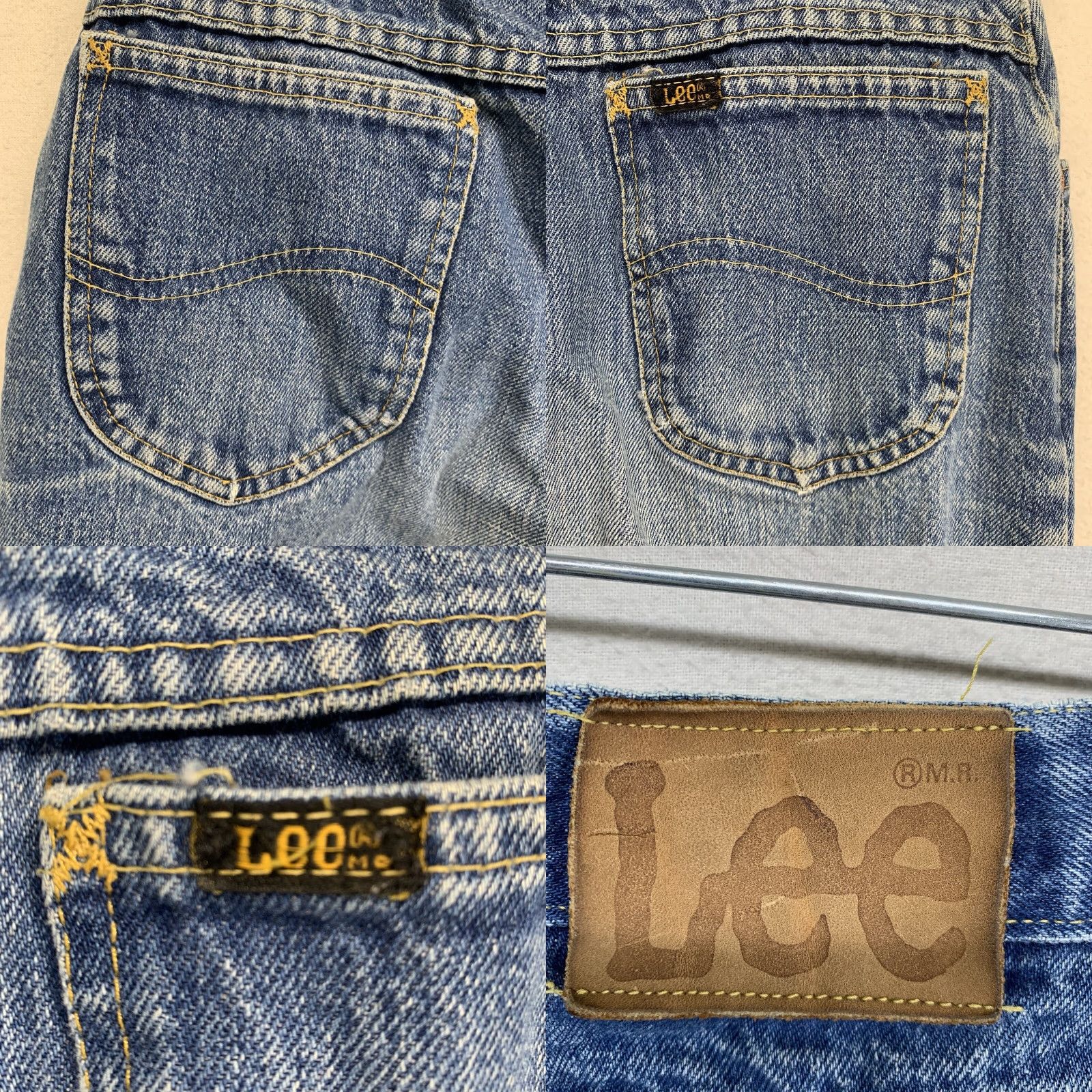Lee VINTAGE Lee Riders Jeans Women High Rise Slim Fit 31x30 Blue Cotton Denim USA - Straight Pockets Size 24" / US 00 / IT 34 - 9 Thumbnail