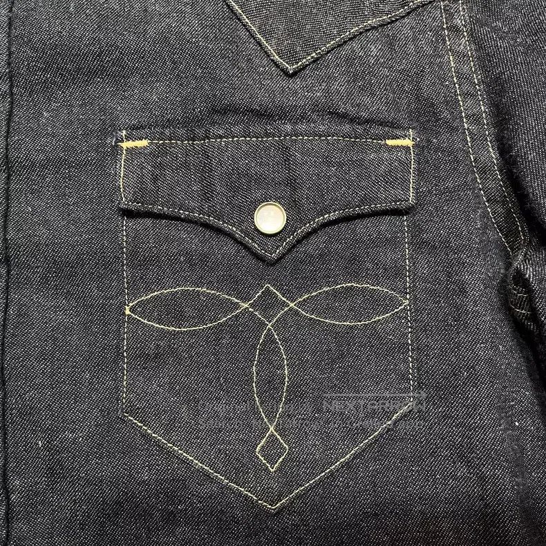 RRL Ralph Lauren RRL Ralph Lauren Western denim shirt Size US S / EU 44-46 / 1 - 4 Thumbnail