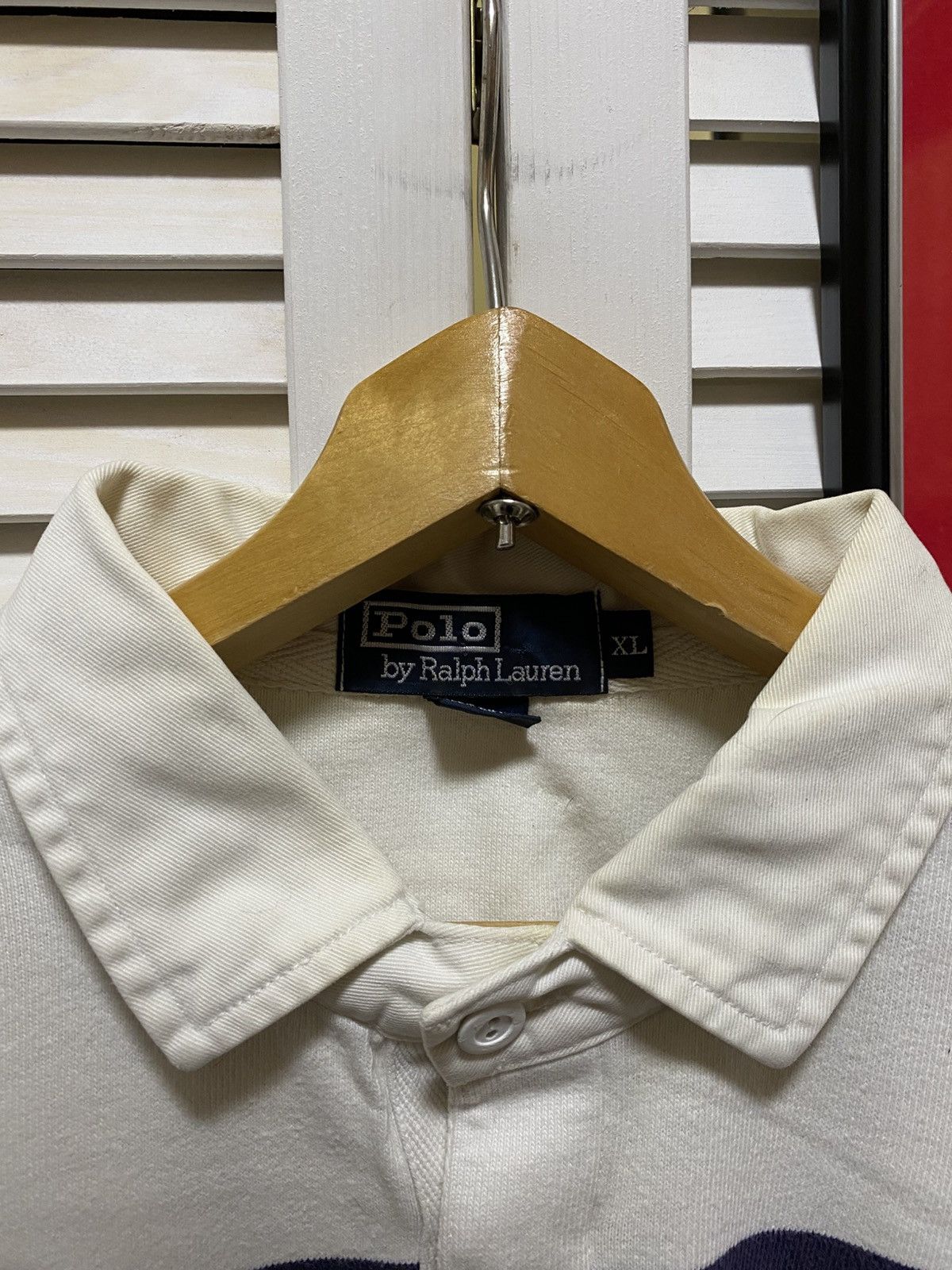 Polo Ralph Lauren Vintage Polo Ralph Lauren Rugby Long Sleeve Striped Pony OG Size US XL / EU 56 / 4 - 6 Thumbnail