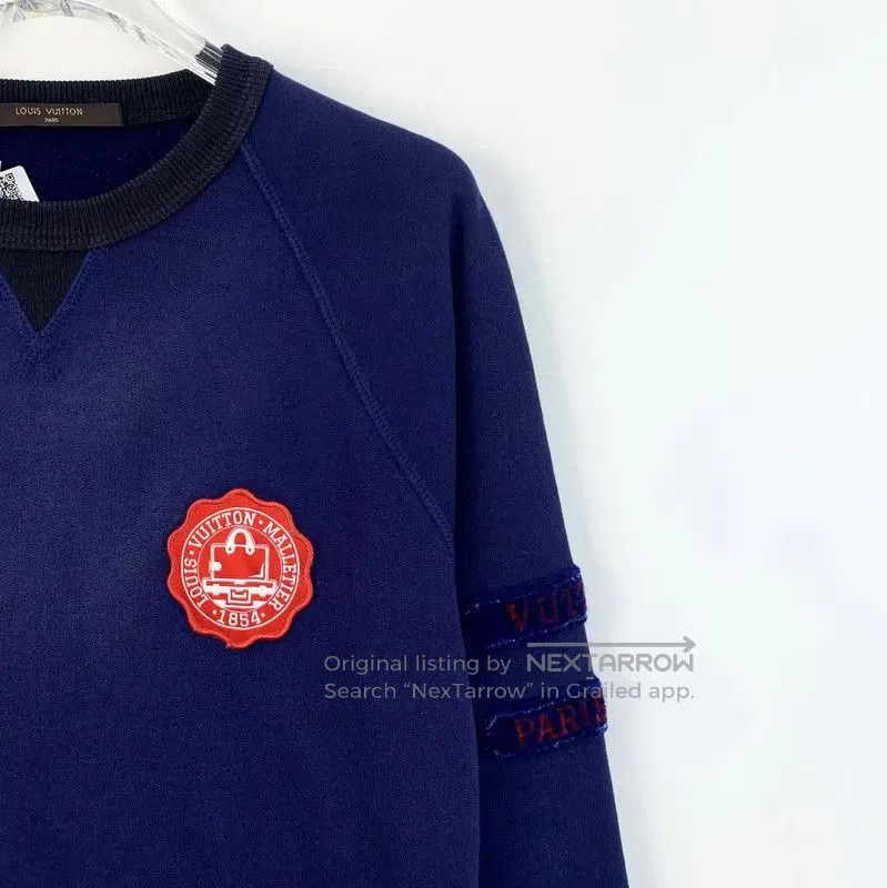 Louis Vuitton Louis Vuitton Men's Navy Cotton Sweatshirt . Size US S / EU 44-46 / 1 - 3 Thumbnail