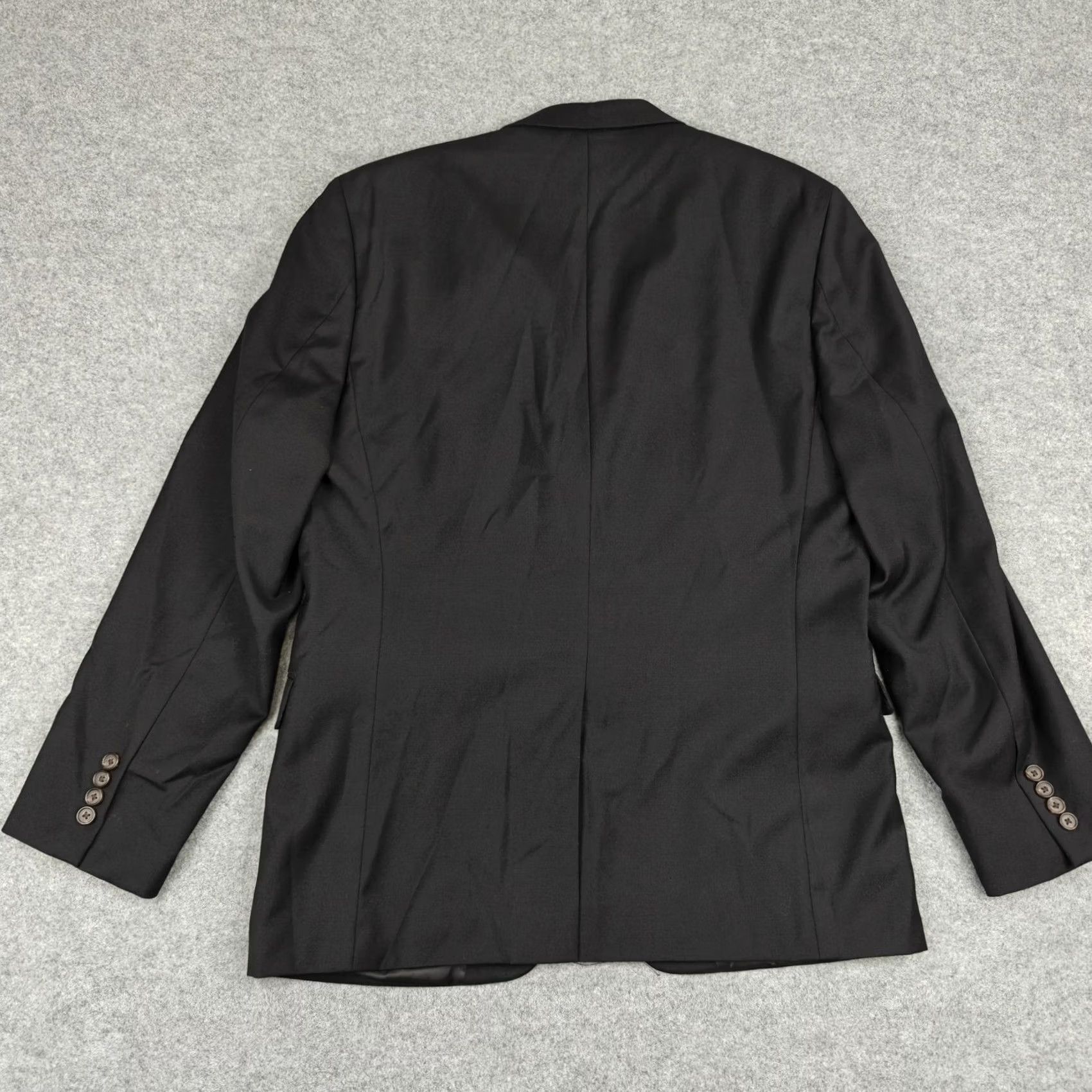 Ralph Lauren VINTAGE? No. Lauren Ralph Lauren Blazer Mens 40R Black Wool Two Button Suit Jacket Lined Size 40R - 7 Thumbnail