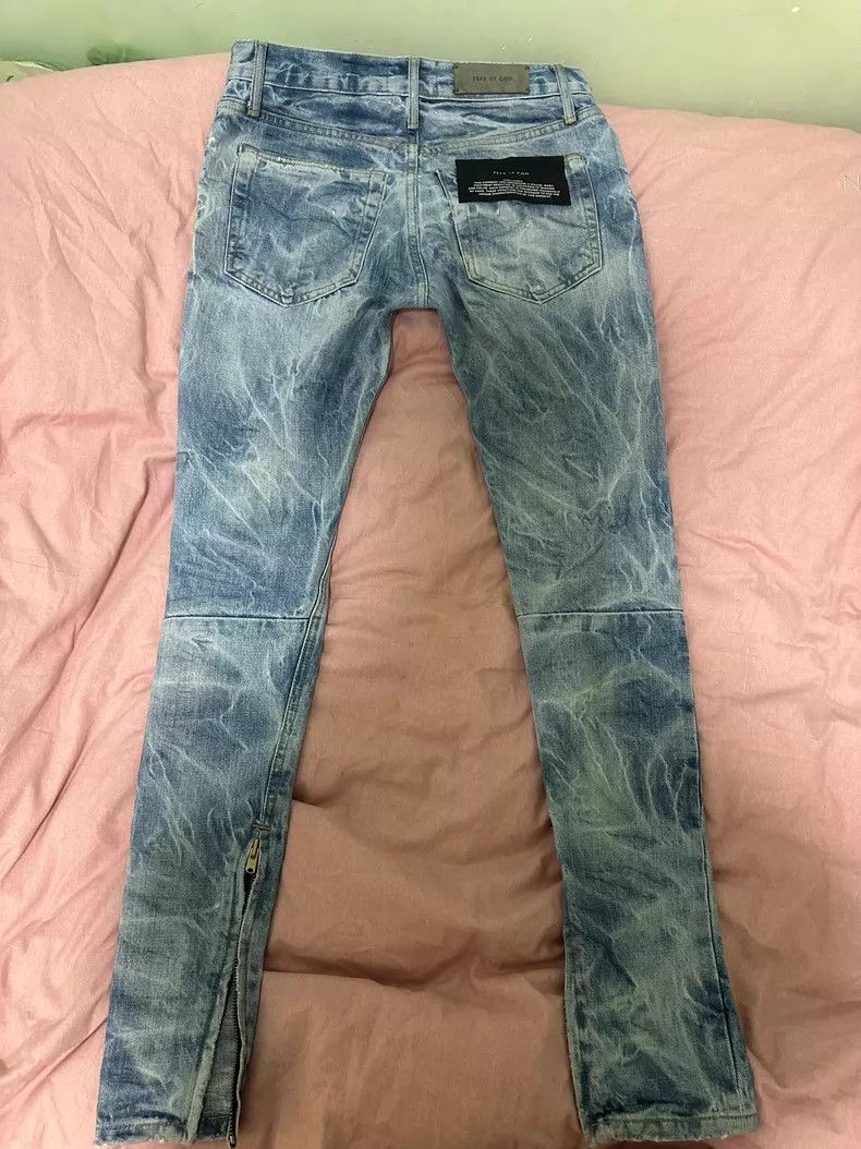 Fear of God Fear of God Season 5 Blue Water Ripple Jeans Size US 29 - 2 Thumbnail