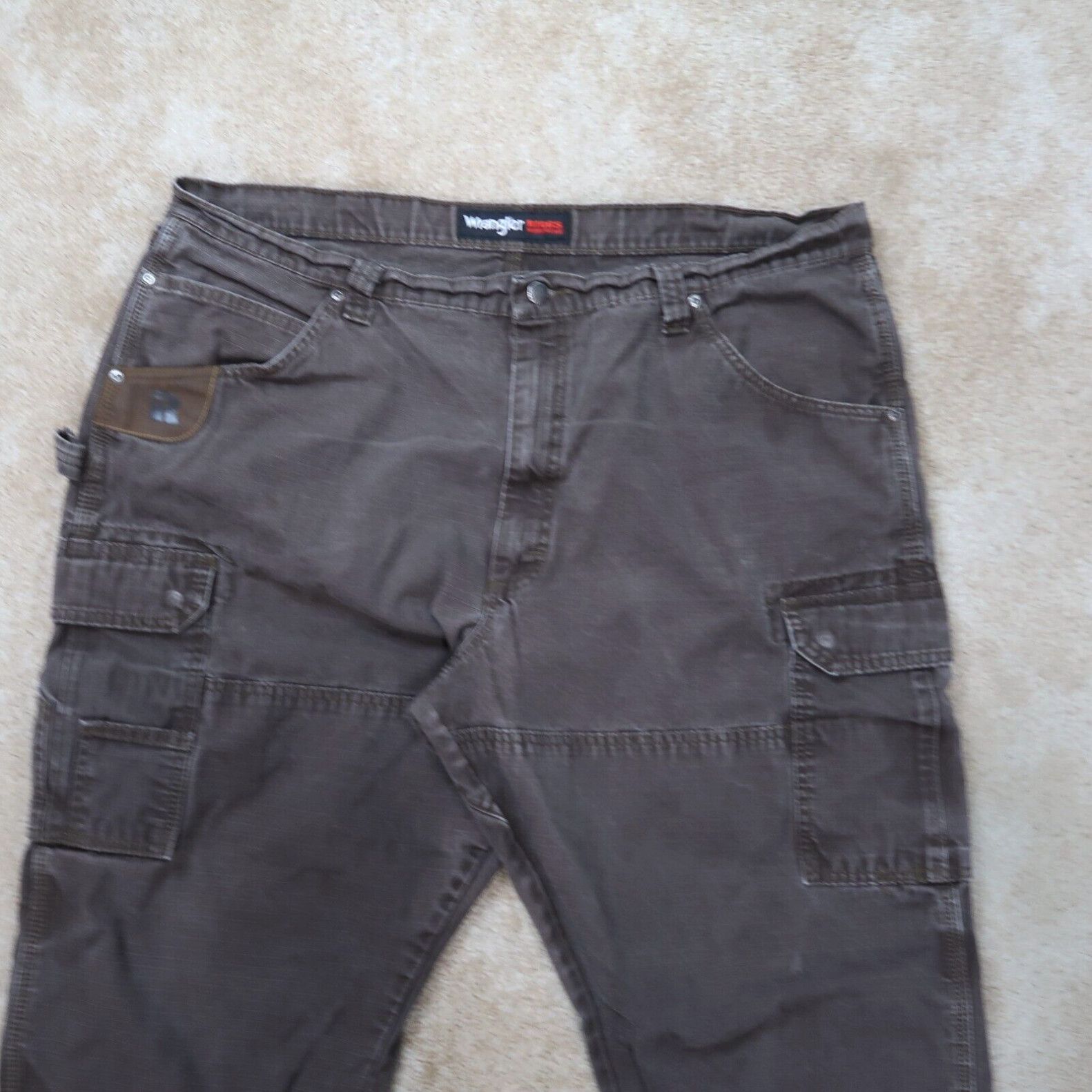 Wrangler Wrangler Riggs Ripstop Cargo Pants Men's 42x30 Brown ...