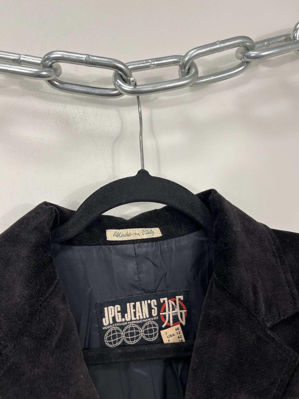 Jean Paul Gaultier Jean Paul Gaultier Velvet Vintage Rare Women’s Blazer Jacket Size L / US 10 / IT 46 - 7 Thumbnail