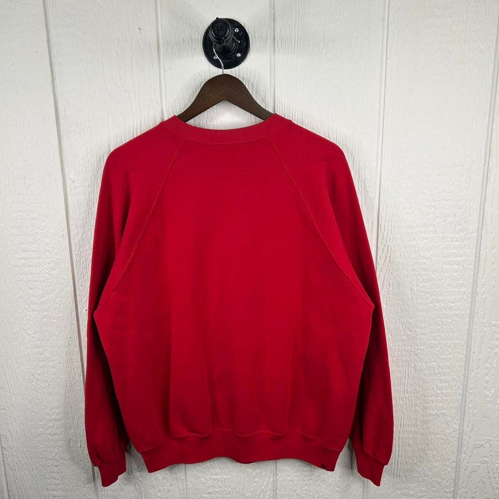 Fruit Of The Loom Vintage 90’s Red Buck Hunting Nature Crewneck Size X-Large Size US XL / EU 56 / 4 - 2 Thumbnail