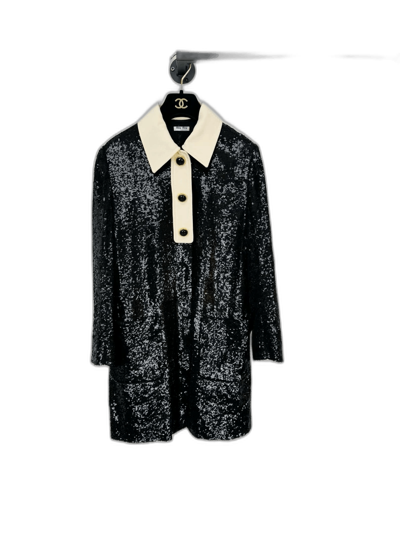 Miu Miu Miu Miu Sequin Dress Size 38 Italy Size S / US 4 / IT 40 - 1 Thumbnail