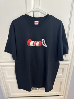 Supreme cat in the hat best sale tee white